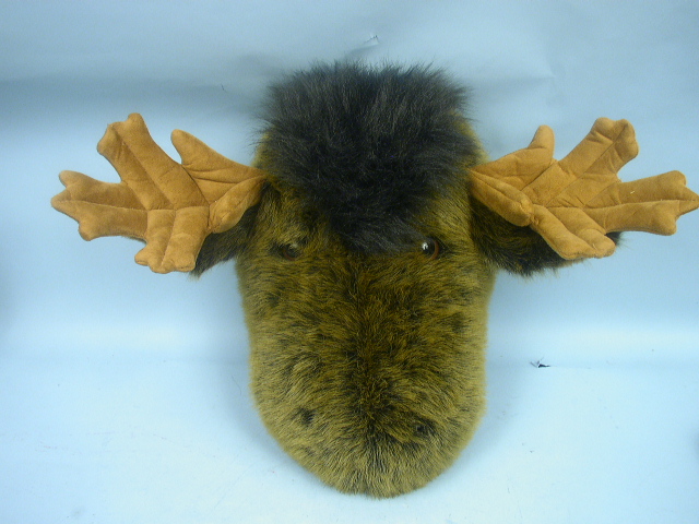 fake stuffed moose head